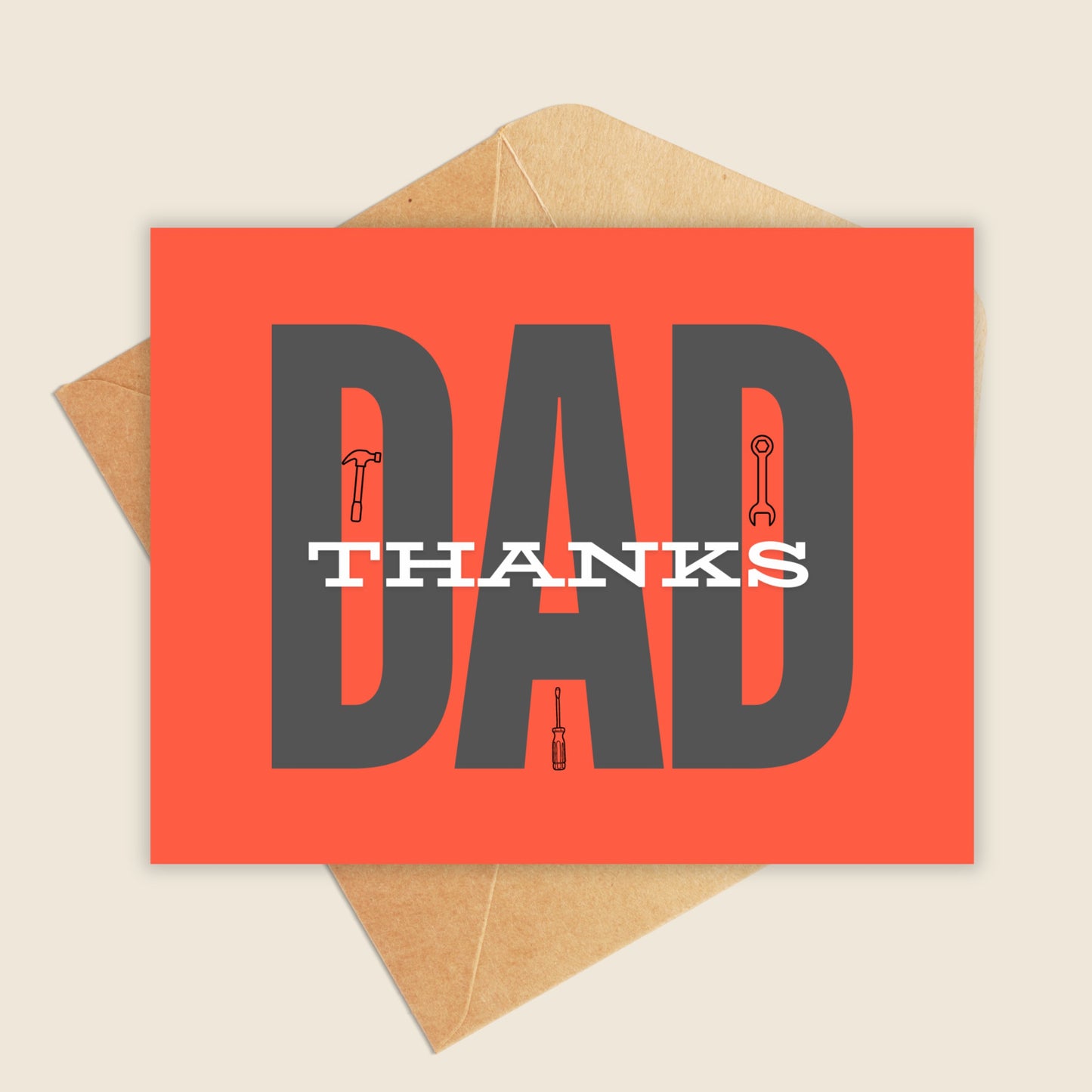 Thanks Dad Greeting Card