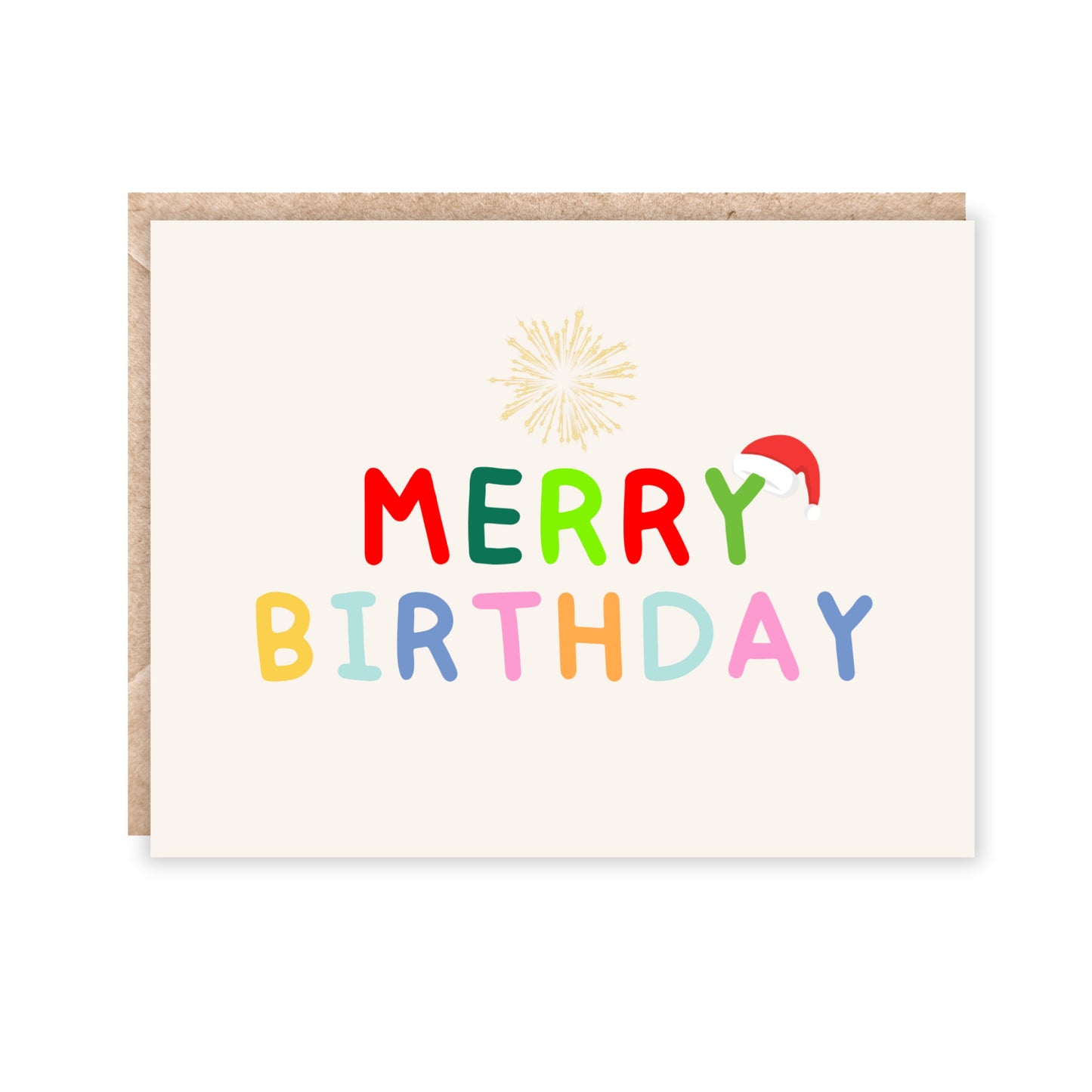 Merry Birthday Card