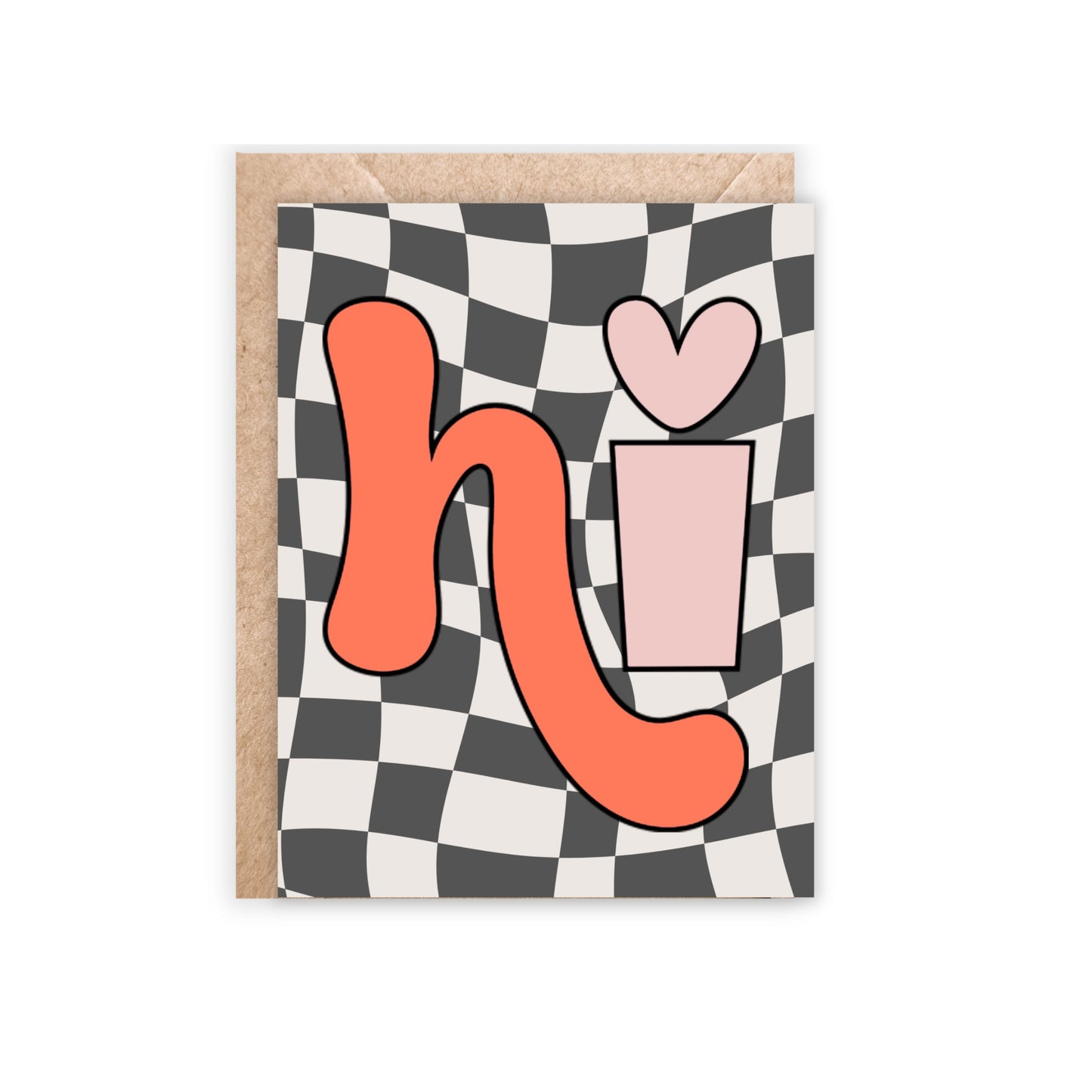 Hi Greeting Card
