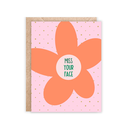Miss You Greeting Card