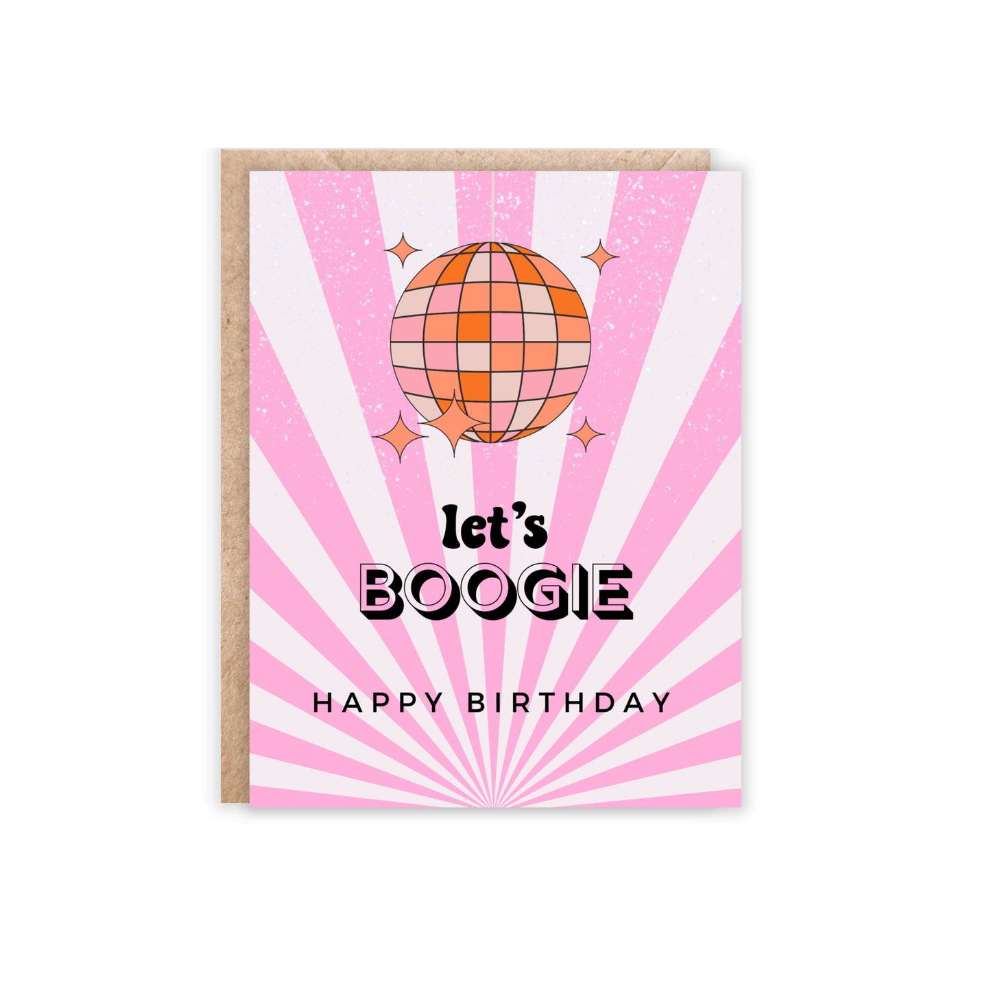 Let's Boogie Birthday Card