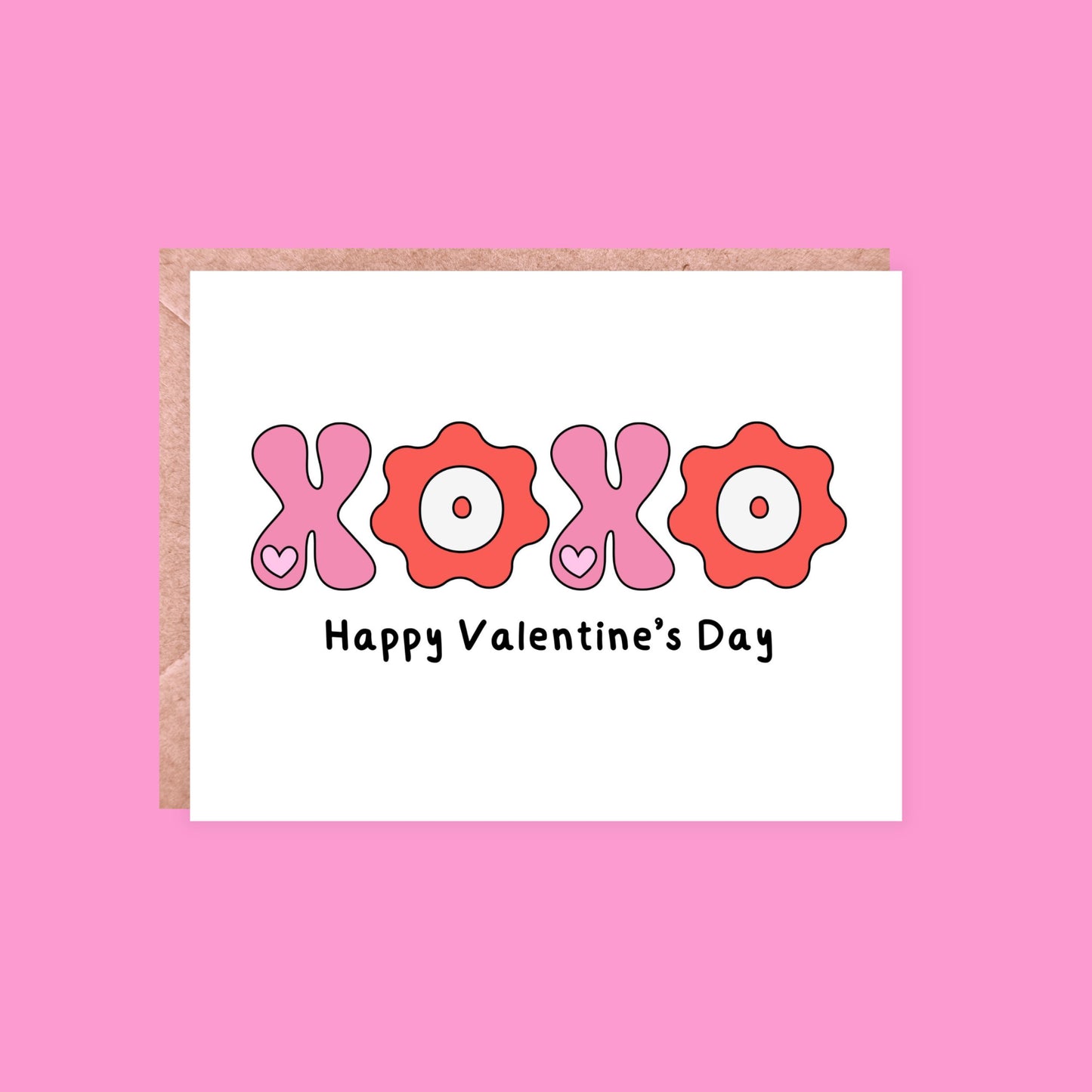 XOXO Valentine's Day Card