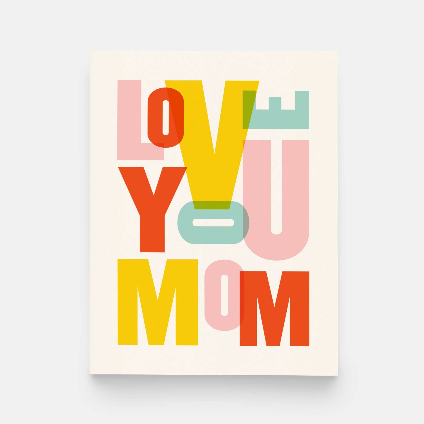 Love You Mom Greeting Card