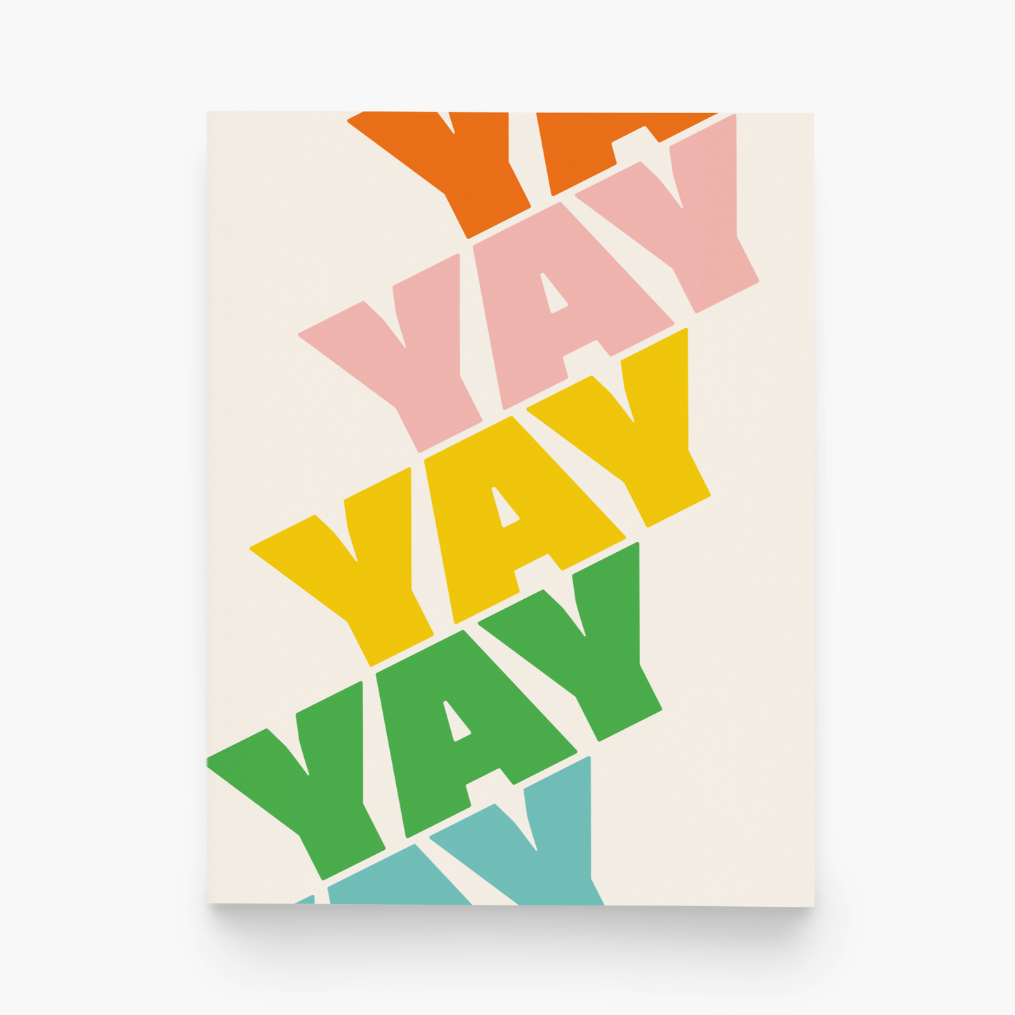 Yay Yay Yay Greeting Card
