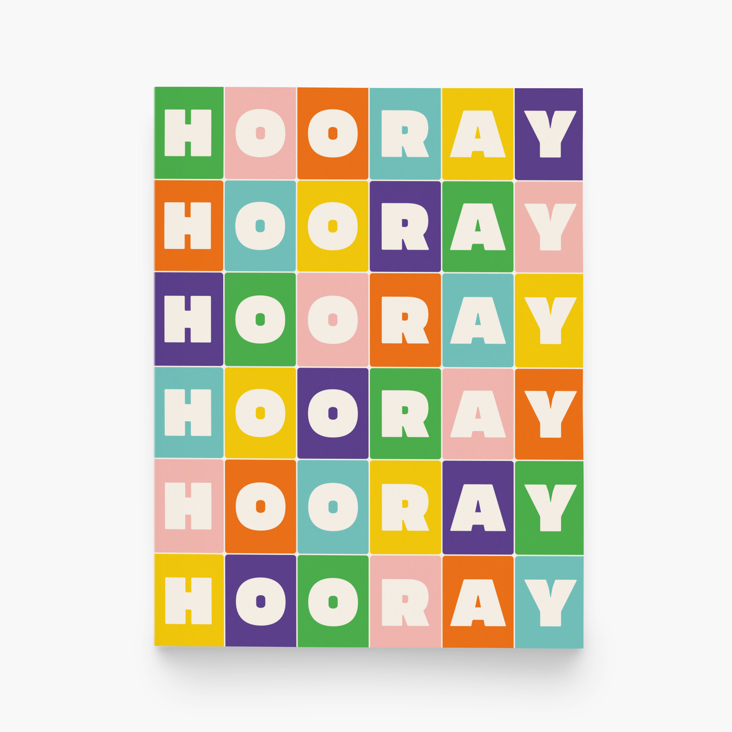 Hooray Blocks Greeting Card