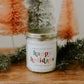 Happy Holidays 9 ozSoy Candle - Christmas Home Decor & Gifts