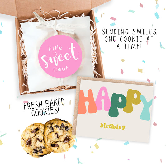 Happy Birthday Card and Cookies