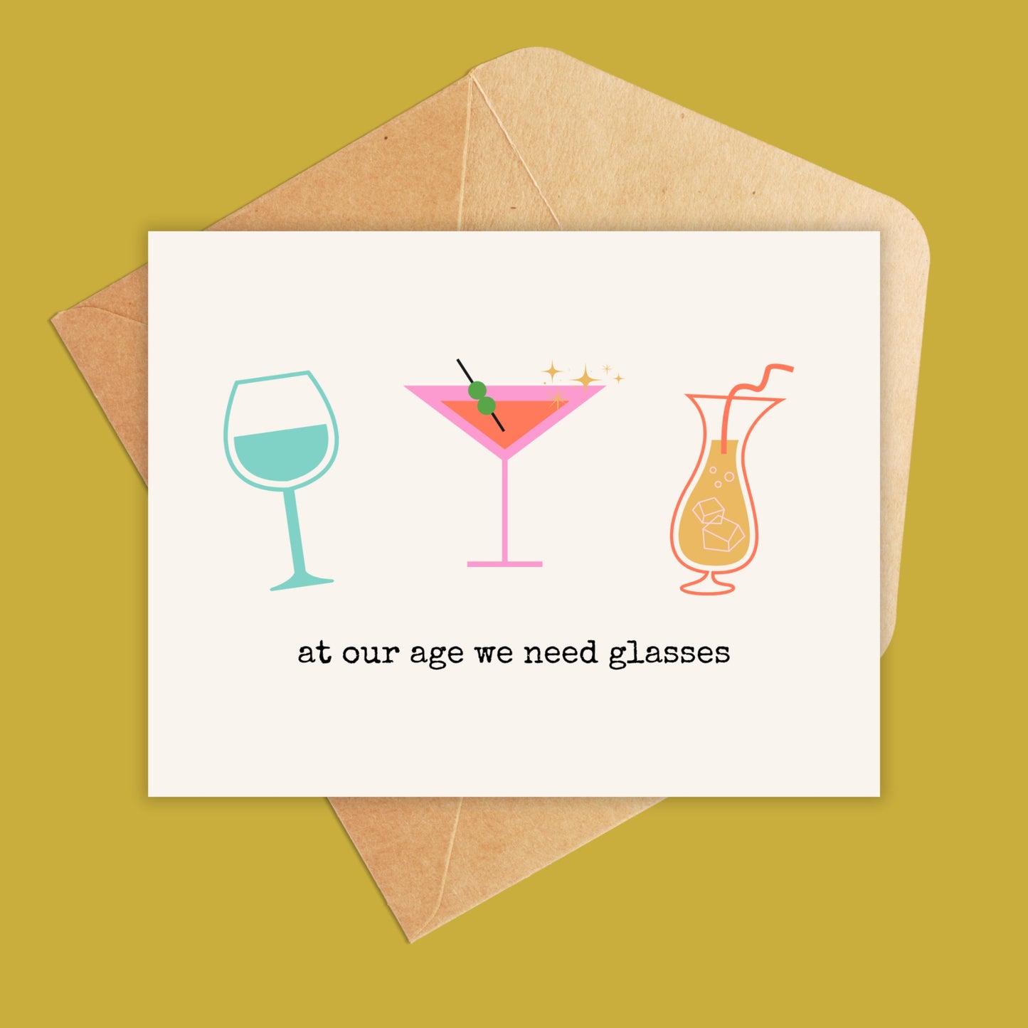 At our age we need glasses