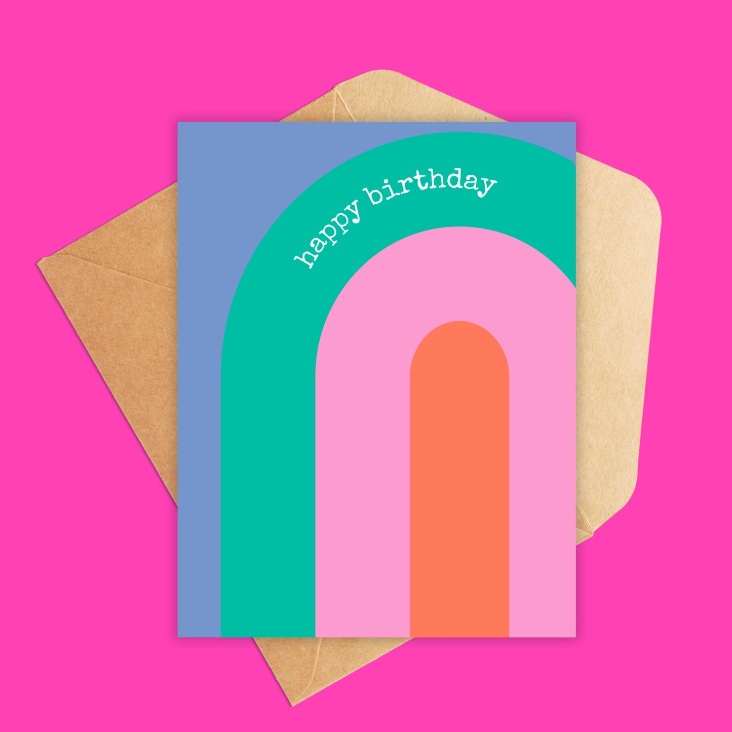 Happy Birthday Rainbow Card