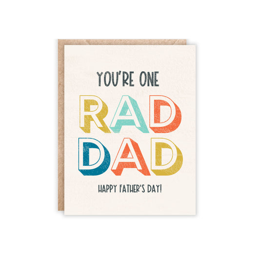 You're One Rad Dad Card