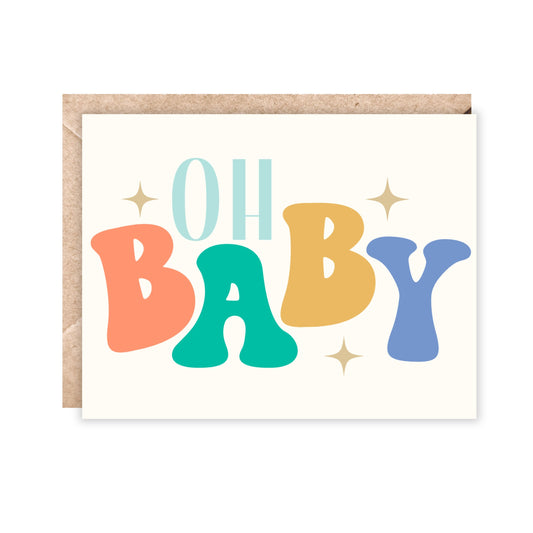 Oh Baby Greeting Card-Wholesale