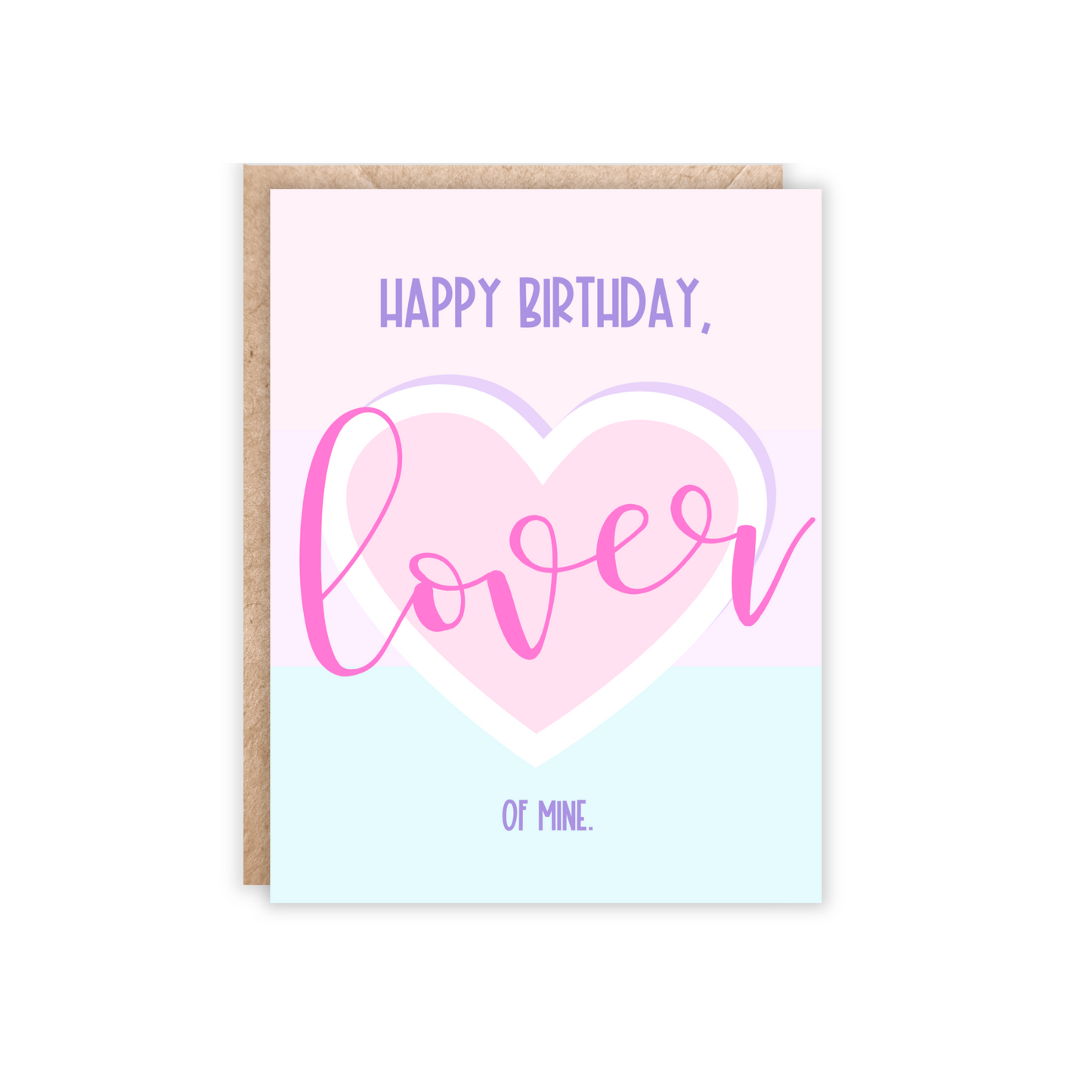 Happy Birthday Lover Greeting Card