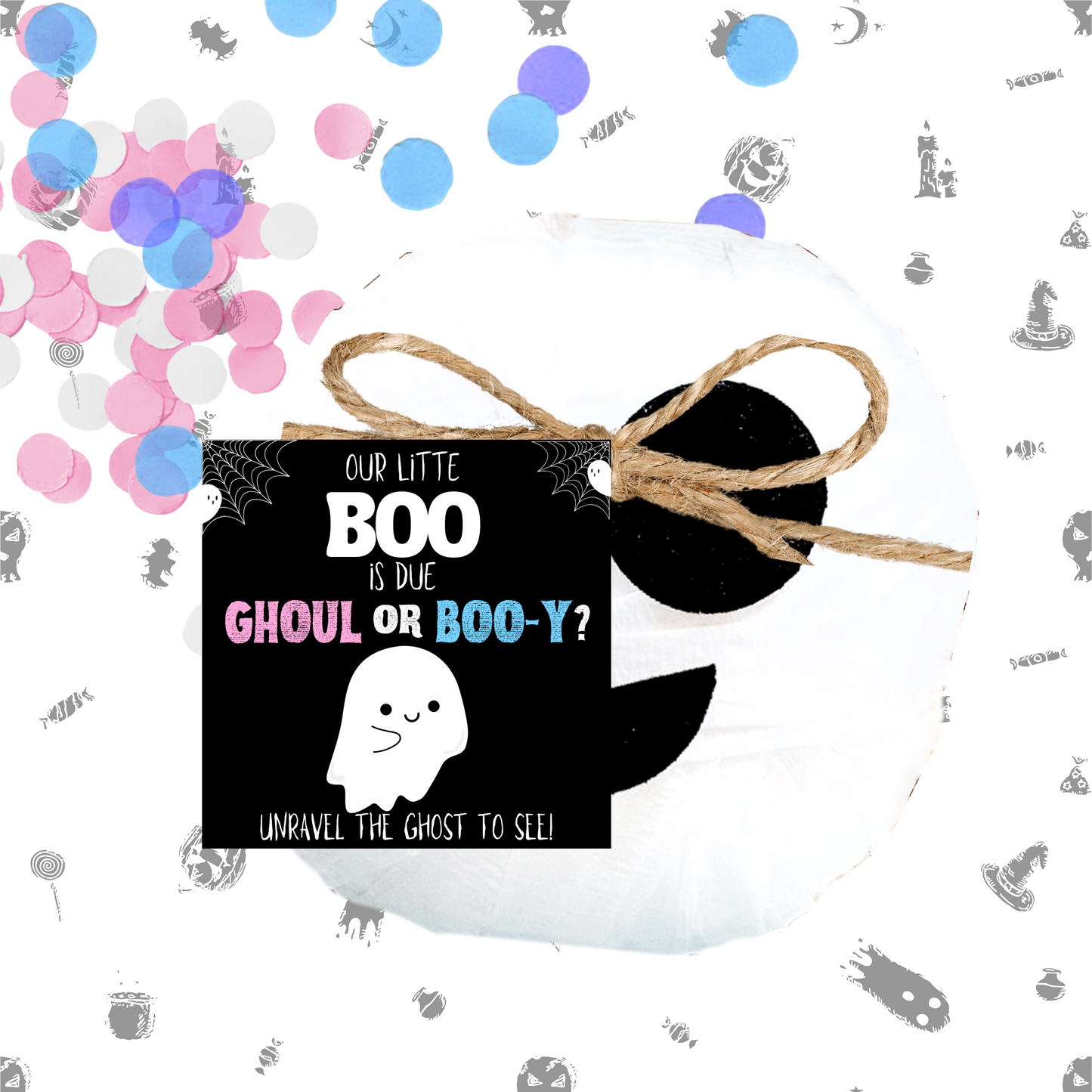 Gender Reveal Ghost Surprise Ball