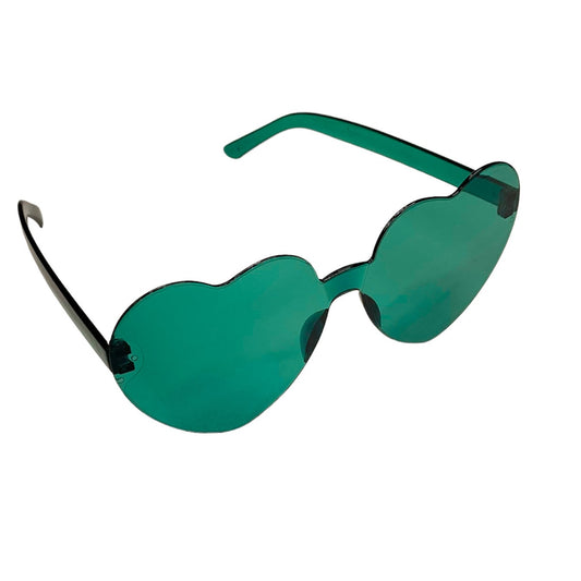 Green Heart Sunglasses