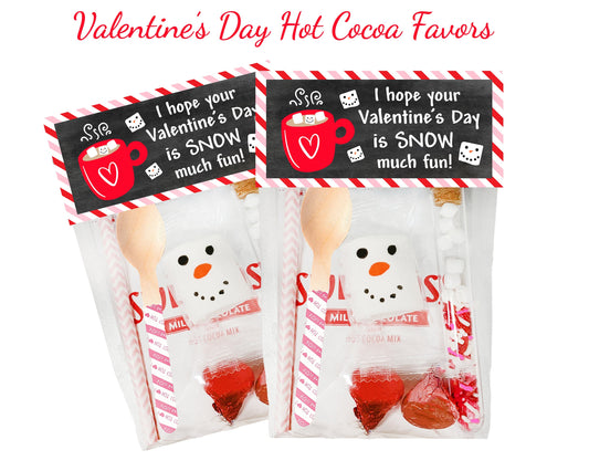 Valentines Snow Much Fun Hot Cocoa